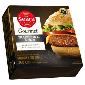 Hamburguer Seara Tradicional Gourmet 360g