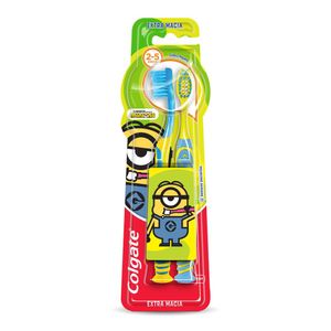 Escova Dental Colgate Infantil Minions Extra Suave c/ 2 Unid