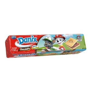 Biscoito Recheado Danix Chocolate c/ Chocolate 130g