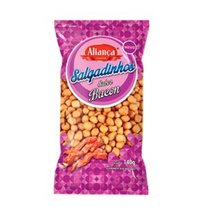 Salgadinho de Trigo Aliança Bacon 140g