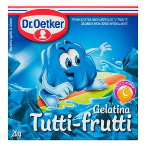 Gelatina em Pó Dr. Oetker Tutti Frutti Caixa 20g