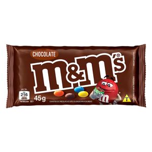 Confeito M&Ms Chocolate Ao leite 45g