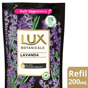 Sabonete Líquido Lux Botanicals  Lavanda Refil 200ml