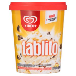 Sorvete Kibon Baunilha Tablito Pote 800ml