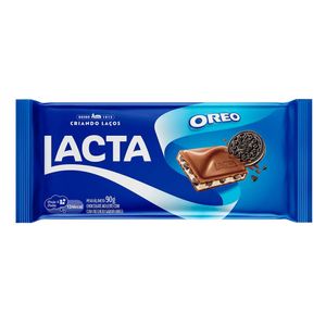 Chocolate Lacta ao Leite Com Recheio De Oreo 90g