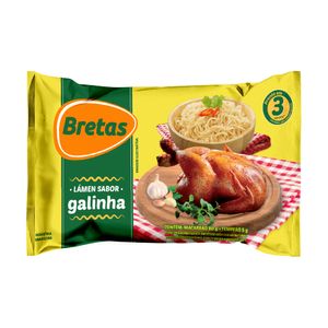 Macarrão Instantêneo Bretas Lámen Galinha 85g