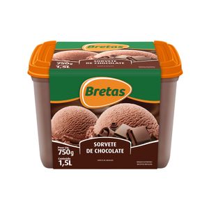 Sorvete Bretas Chocolate 1.5l