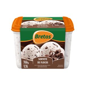 Sorvete Bretas Flocos 1.5l