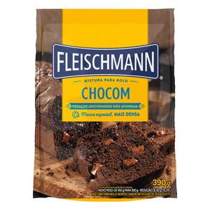 Mistura p/ Bolo Fleischmann Chocom 390g