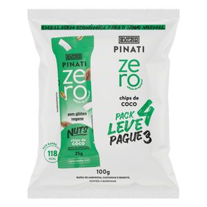 Barra de Cereal Pinati Zero Coco 25g Leve 4 Pague 3 Unid