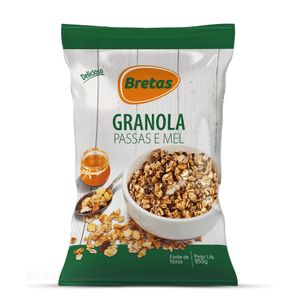 Granola Bretas Passas e Mel 850g