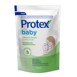 Sabonete Líquido Protex Baby da Cabeça aos Pés de Glicerina Refil 180ml