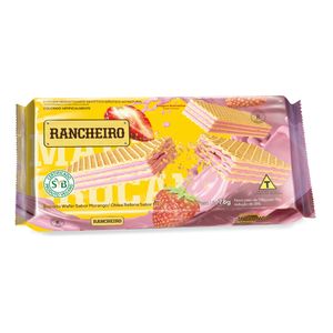 Biscoito Wafer Rancheiro Morango 78g