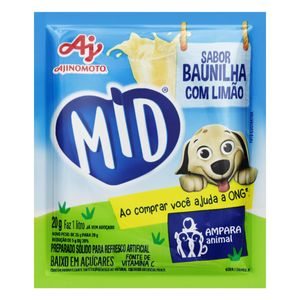 Refresco em Pó Mid Baunilha/Limão 20g