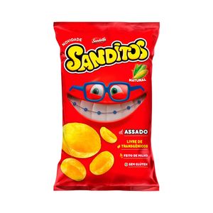 Salgadinho Sanditos Natural Pacote 27g