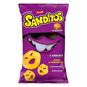 Salgadinho Sanditos Hambúguer Pacote 55g