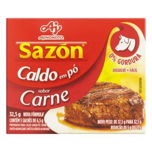 Caldo em Pó Sazon Carne 32.5g c/ 5 Unid