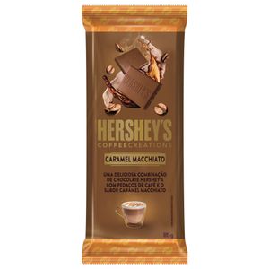 Chocolate em Barra c/ Pedaços de Café Hersheys Coffee Creations Caramel Macchiato 85g