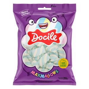 Maxmallows Docile Twist Azul e Branco 250g