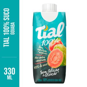 Suco Tial 100% Goiaba e Maçã Caixa 330ml