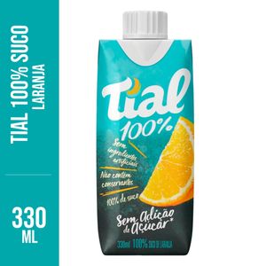 Suco Tial 100% Laranja Caixa 330ml