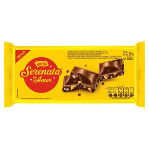 Chocolate em Barra Garoto ao Leite Serenata de Amor 80g