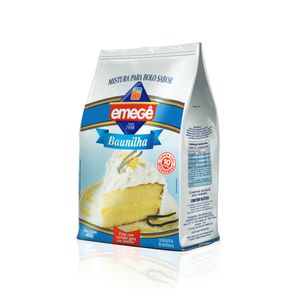 Mistura p/ Bolo Emegê Baunilha Pacote 400g