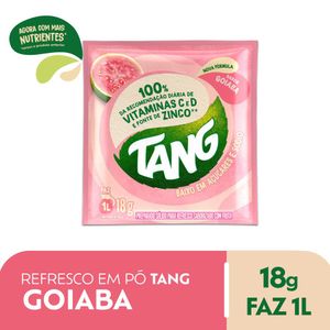 Refresco em Pó Tang Goiaba Pacote 18g