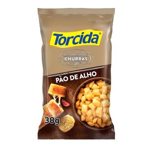 Salgadinho de Trigo Torcida Pão de Alho Churras Pacote 38g