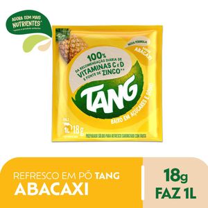 Refresco em Pó Tang Abacaxi Pacote 18g