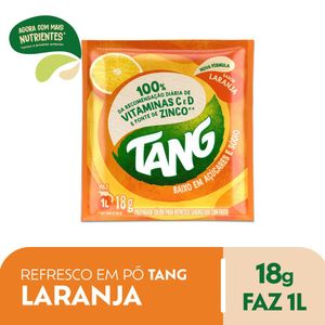 Refresco em Pó Tang Laranja Pacote 18g