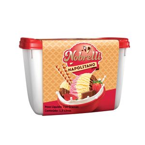 Sorvete Nobrelli Napolitano Pote 1.3l