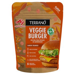 Mistura p/ Hambúrguer Terrano Veggie Burger Frango Pouch 160g