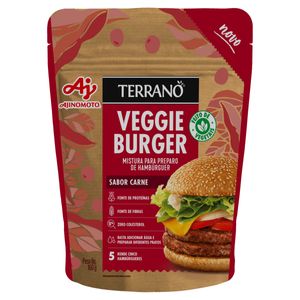 Mistura p/ Hambúrguer Terrano Veggie Burger Carne Pouch 160g