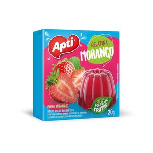 Gelatina em Pó Apti Morango Caixa 20g