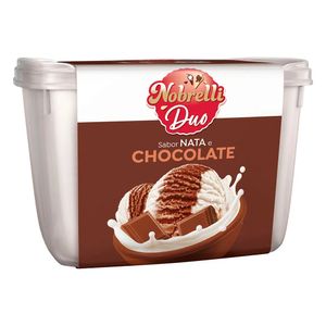 Sorvete Nobrelli Duo Nata e Chocolate Pote 1.3l