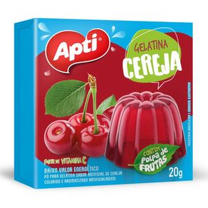 Gelatina em Pó Apti Cereja Caixa 20g