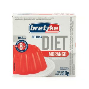 Pó p/ Gelatina Bretzke Diet Morango 10g