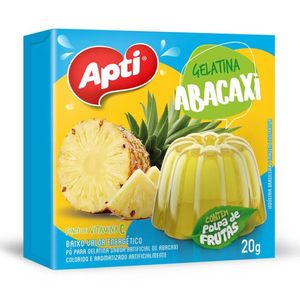 Gelatina em Pó Apti Abacaxi Caixa 20g