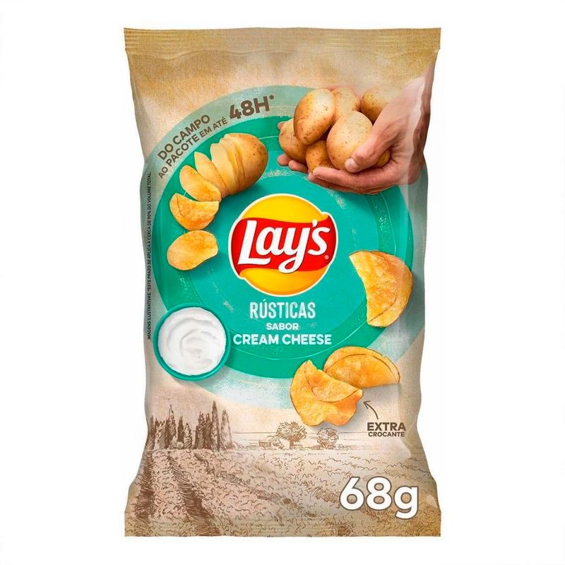 Batata Chips Frontera Parmesão Embalagem 40g