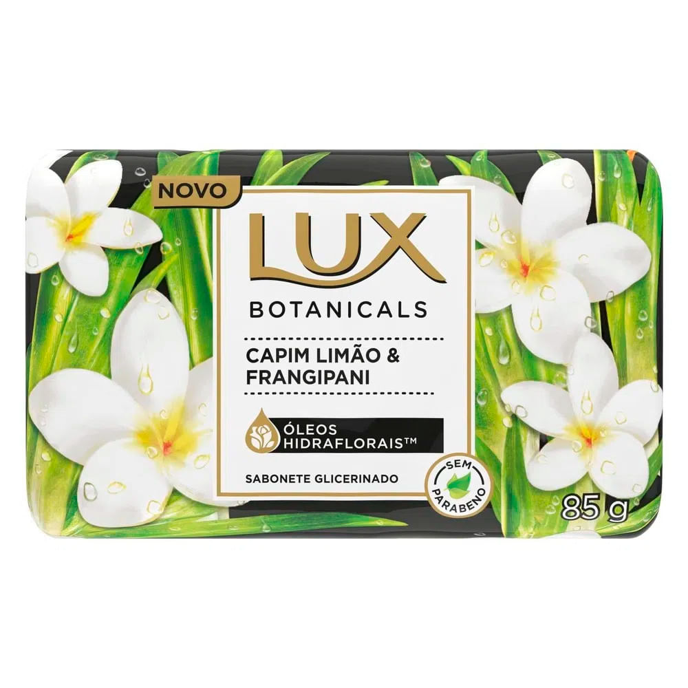 Sabonete Líquido Lux Botanicals Capim-Limão e Frangipani 250ml