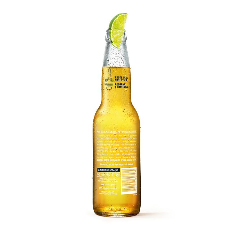 Cerveja Corona Extra Long Neck 330ml Caixa C/ 24 Un