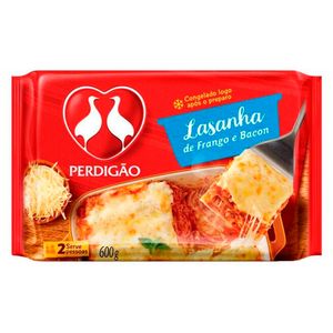 Lasanha Perdigão Frango/Bacon Congelada 600g