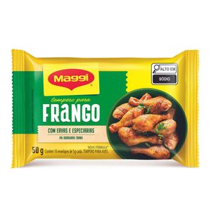 Tempero Maggi Tempero & Sabor Aves/Peixe 50g c/ 10 unid