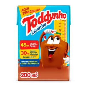 Bebida Láctea Uht Chocolate Toddynho Levinho Caixa 200ml