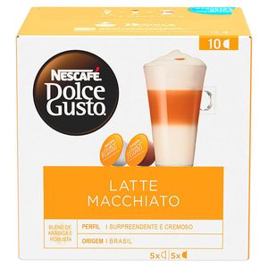 Café em Cápsula Nescafé Dolce Gusto Latte Macchiato 10 Cápsulas 112,5g