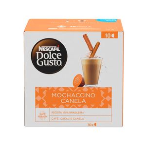 Mochaccino em Cápsulas Nescafé Dolce Gusto Canela Caixa 172g c/10 Unid