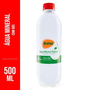 Água Mineral Bretas c/ Gás 500ml