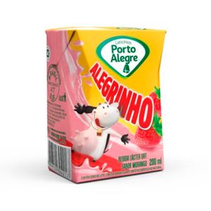 Bebida Láctea UHT Alegrinho Morango 200ml