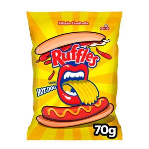 Batata Frita Ondulada Lanchonete Hot Dog Ruffles 70g